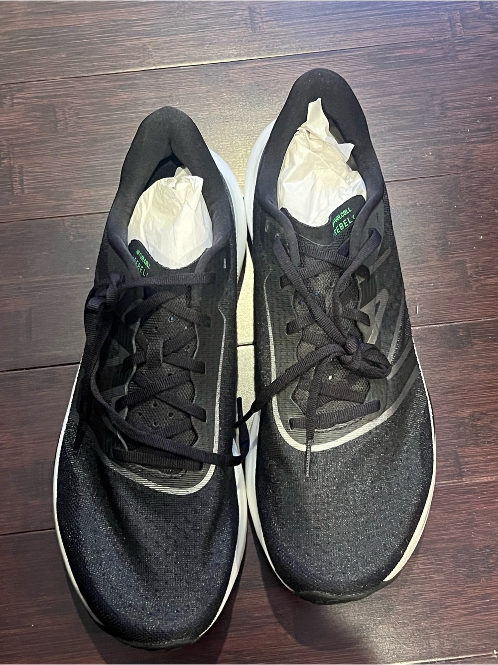 Nike Black and White Men's Running Sneakers